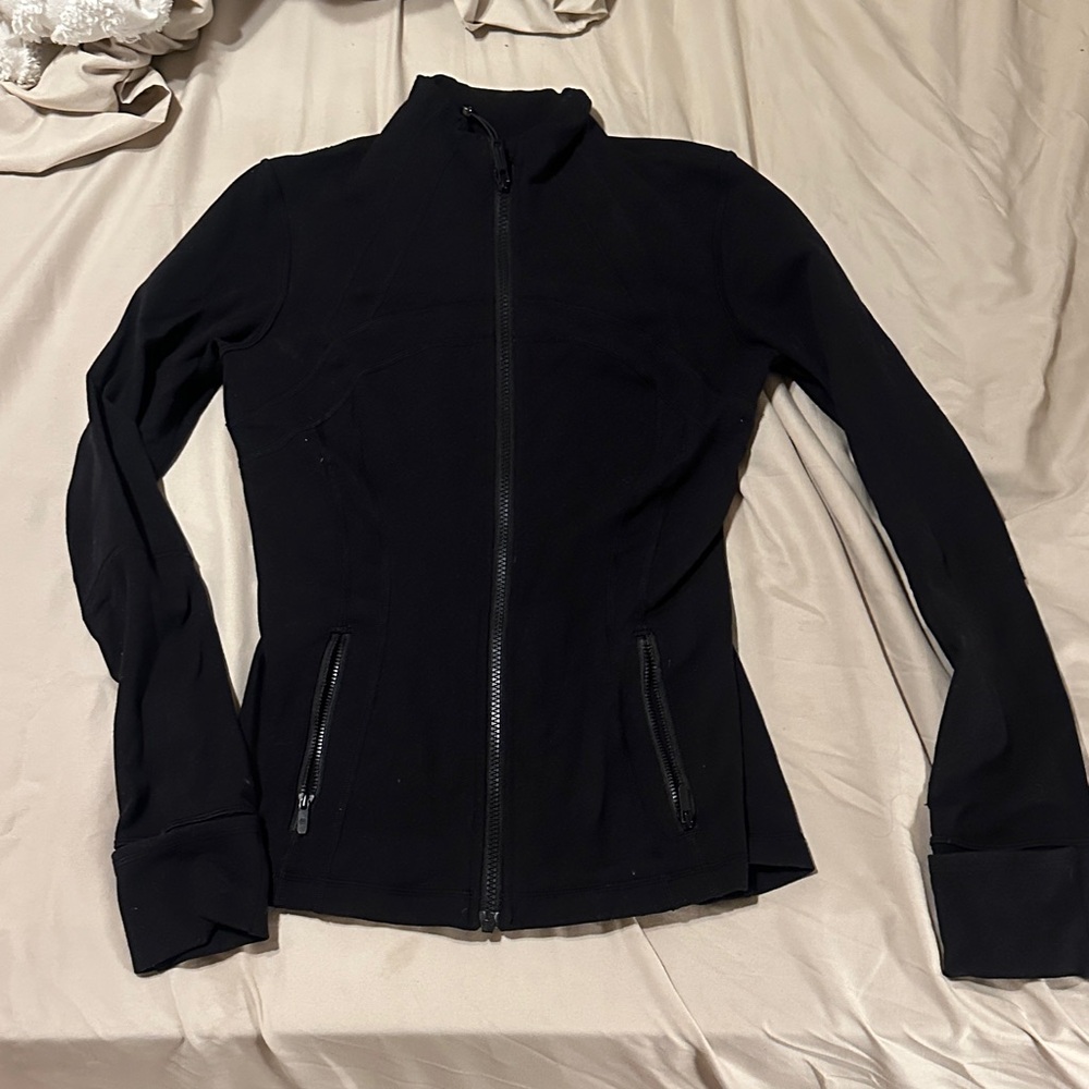 Women's Black Zip-Up Jacket